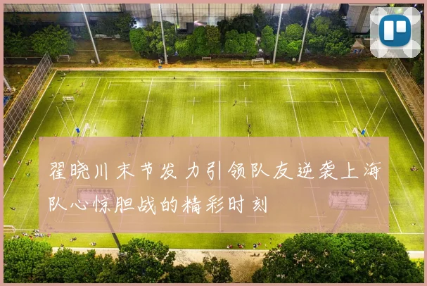 翟晓川末节发力引领队友逆袭上海队心惊胆战的精彩时刻